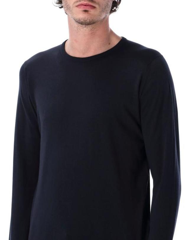 존 스메들리 [해외직구] 26SS 존스메들리 스웨터 HATFIELD NAVY BLU 착용컷