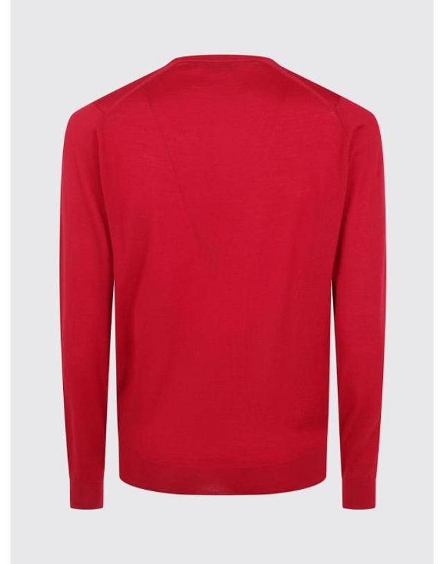 존 스메들리 [해외직구] 26FW 존스메들리 스웨터 LUNDY RUBY Red 착용컷