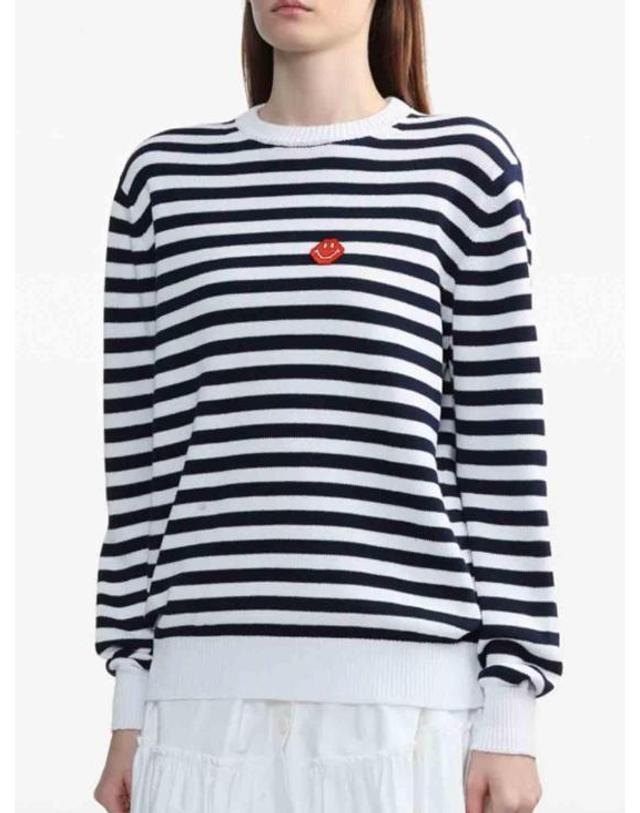 조슈아 샌더스 [해외직구] 24SS 조슈아 샌더스 긴팔 티셔츠 JS34A20051BU Blue 착용컷