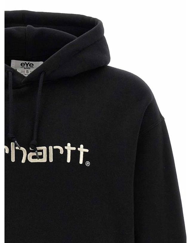준야와타나베 [해외직구] 25SS 와타나베 준야 후드 티셔츠 WOT9011 Black 착용컷