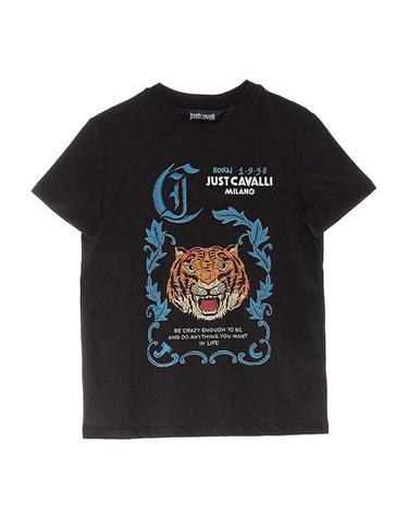 저스트 카발리 [해외직구] 24FW 저스트까발리 반팔 티셔츠 77PAHC03CJ600NERO Black