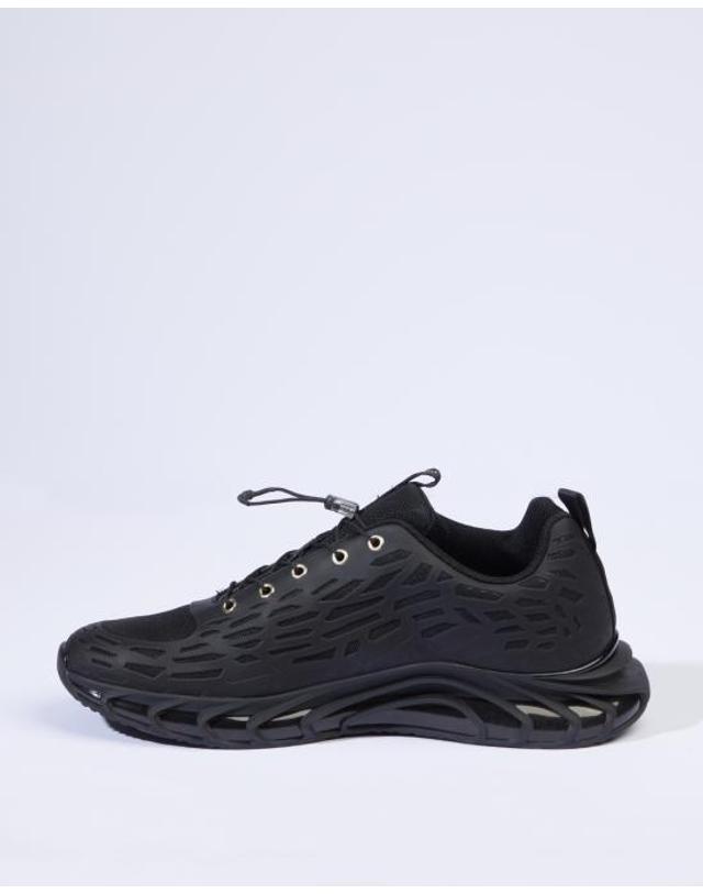 저스트 카발리 [해외직구] 24FW 저스트까발리 스니커즈 77QA3SQ3 ZSB55 999 black NERO 착용컷