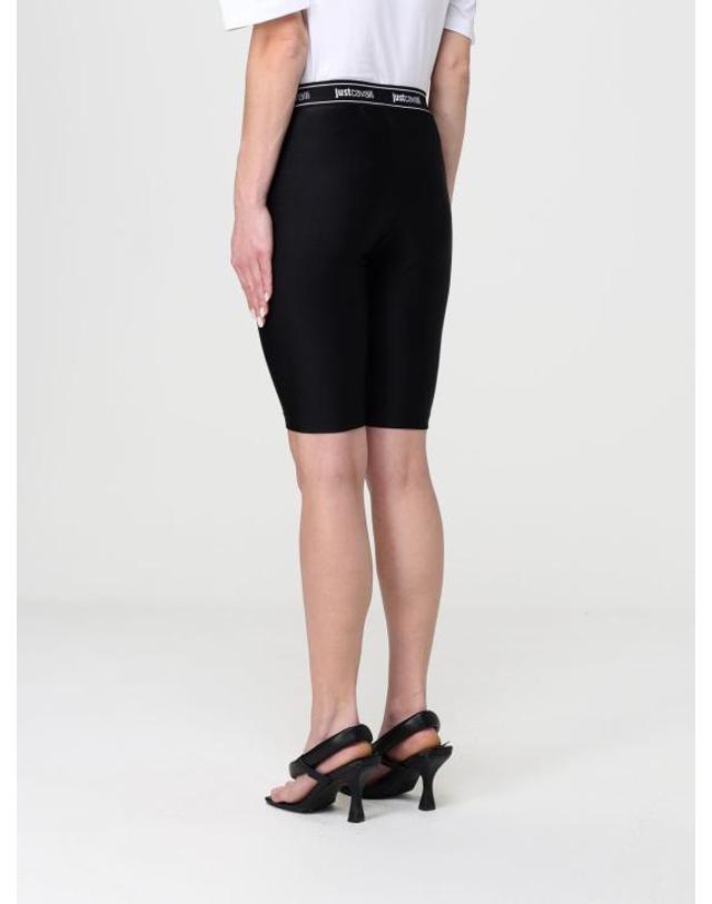 저스트 카발리 [해외직구] 26SS 저스트까발리 숏팬츠 80PAC107J0108 899 Black 착용컷