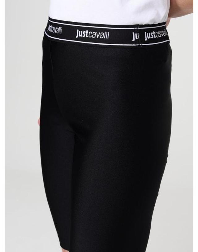 저스트 카발리 [해외직구] 26SS 저스트까발리 숏팬츠 80PAC107J0108 899 Black 착용컷