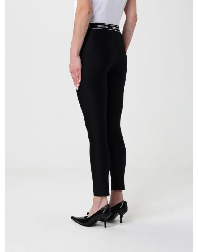 저스트 카발리 [해외직구] 26SS 저스트까발리 레깅스 80PAC100J0108 899 Black 착용컷