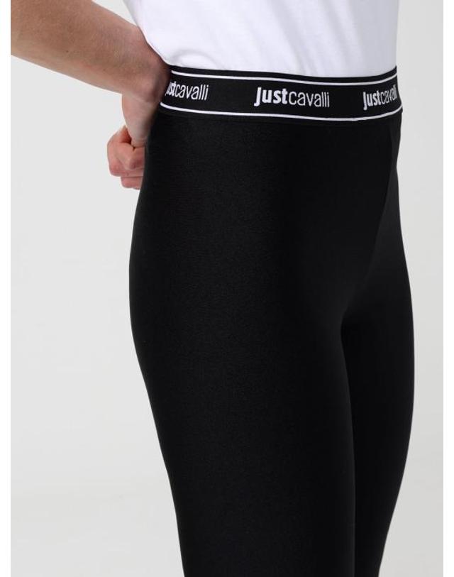 저스트 카발리 [해외직구] 26SS 저스트까발리 레깅스 80PAC100J0108 899 Black 착용컷