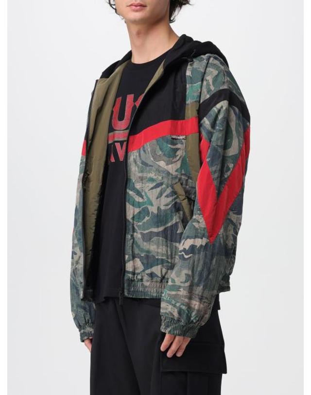 저스트 카발리 [해외직구] 25FW 저스트까발리 숏패딩 79OAS404CQDS8 185 Green 착용컷