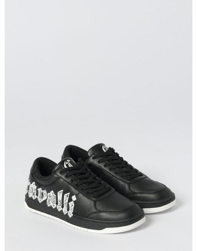 저스트 카발리 [해외직구] 25FW 저스트까발리 뮬 슬리퍼 79QA3SM5ZP397 899 Black 착용컷