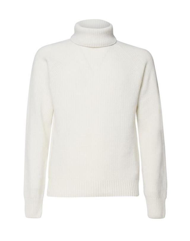 까웨 [해외직구] 24FW 까웨 터틀넥 K8133NW ARM White Tofu 착용컷