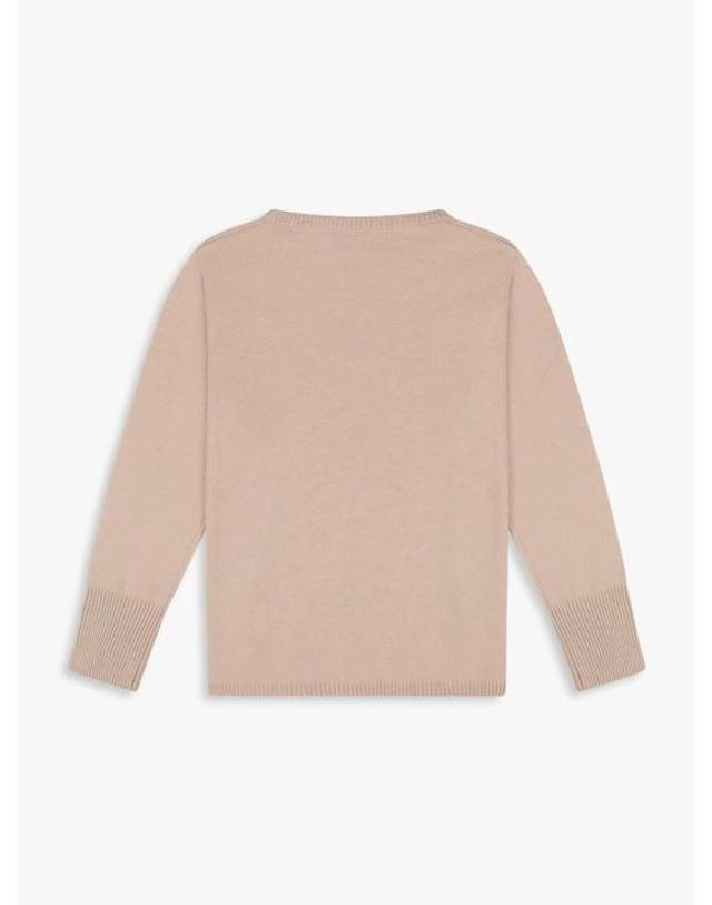 캉그라 [해외직구] 25FW 캉그라 긴팔 티셔츠 25821300743 Beige 착용컷