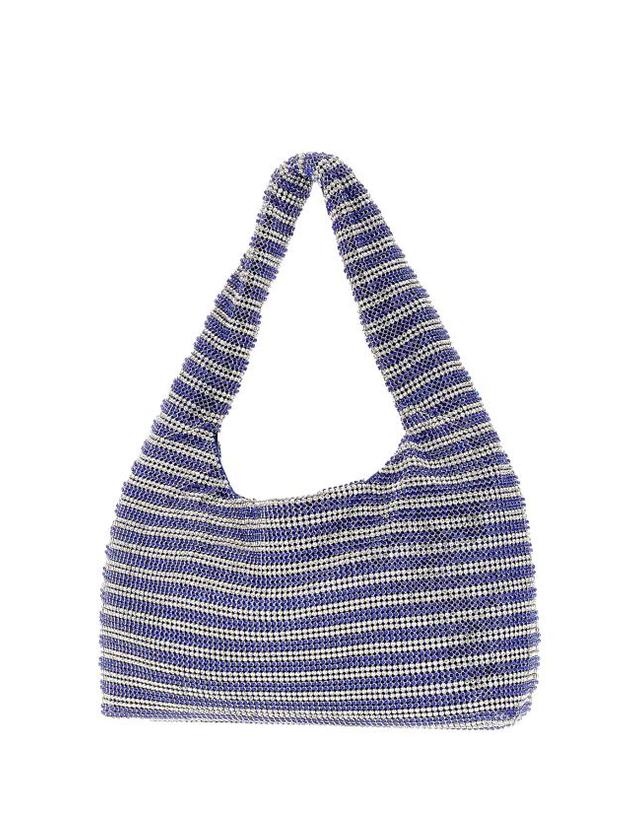 카라 [해외직구] 23FW 카라 숄더백 HB320I4113 COBALT STRIPE 착용컷