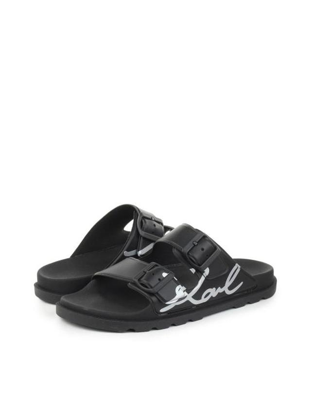 칼 라거펠트 [해외직구] 25SS 칼라거펠트 샌들 KL80972F00 Black 착용컷