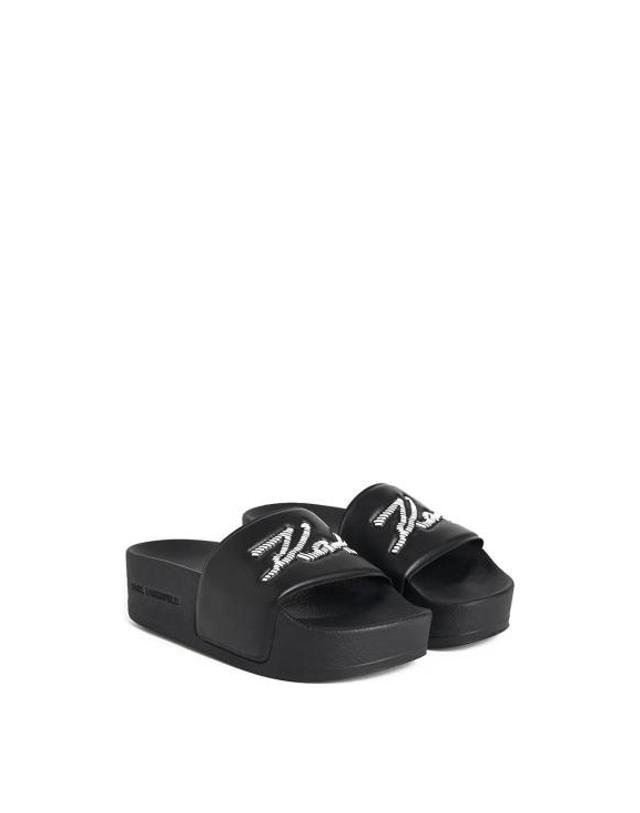 칼 라거펠트 [해외직구] 25SS 칼라거펠트 샌들 KL80872V00 Black 착용컷