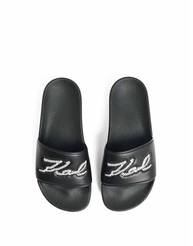 칼 라거펠트 [해외직구] 25SS 칼라거펠트 샌들 KL80872V00 Black 착용컷