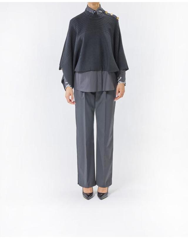 칼 라거펠트 [해외직구] 25FW 칼라거펠트 케이프 A3W18031 999 black NERO 착용컷