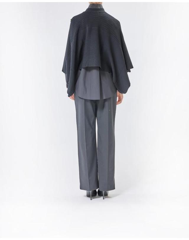 칼 라거펠트 [해외직구] 25FW 칼라거펠트 케이프 A3W18031 999 black NERO 착용컷