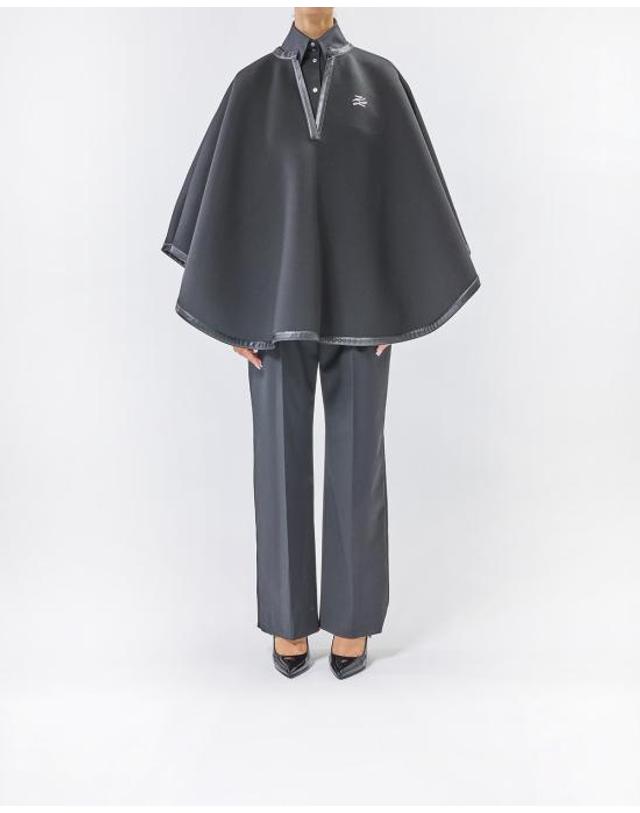 칼 라거펠트 [해외직구] 25FW 칼라거펠트 케이프 A3W20016 999 black NERO 착용컷