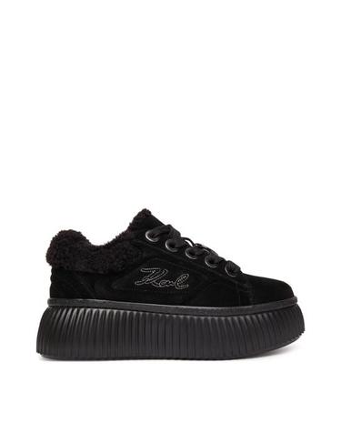 [해외직구] 25FW 칼라거펠트 스니커즈 KL42312 50X black suede NERO