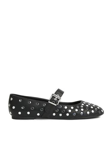 [해외직구] 25FW 칼라거펠트 플랫 슈즈 KL4012700S Black