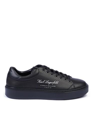 [해외직구] 26FW 칼라거펠트 스니커즈 KL52223 00X black leather mono NERO