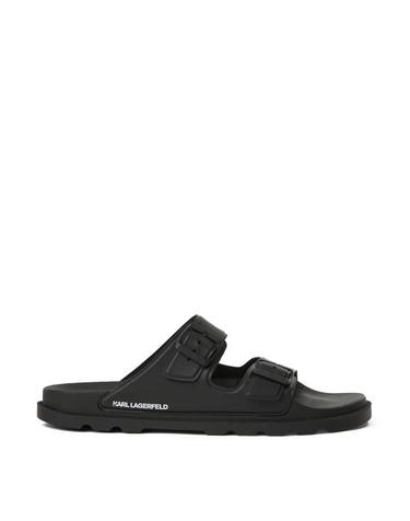 [해외직구] 25SS 칼라거펠트 샌들 KL70975 V00 black rubber NERO