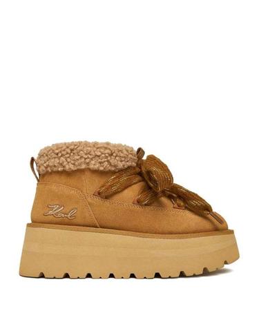 [해외직구] 25FW 칼라거펠트 부츠 KL486325T2 Light Brown
