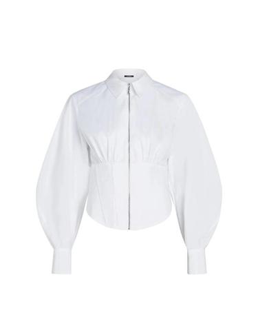 [해외직구] 26FW 칼라거펠트 블라우스 B3W11020 100 BIANCO
