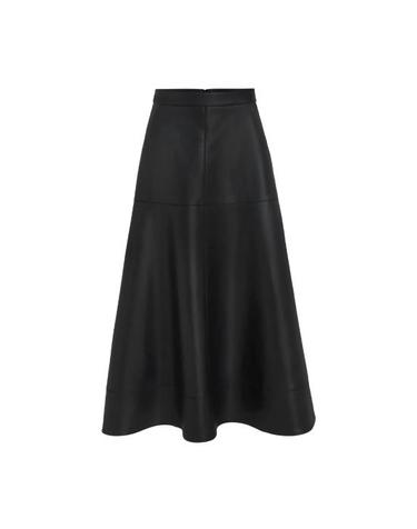 [해외직구] 26FW 칼라거펠트 미디 스커트 B4W12004 999 black NERO