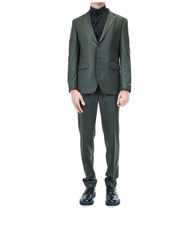 칼 라거펠트 [해외직구] 26SS 칼라거펠트 수트 자켓 155200 554035 V10 590 VERDE SCURO 착용컷