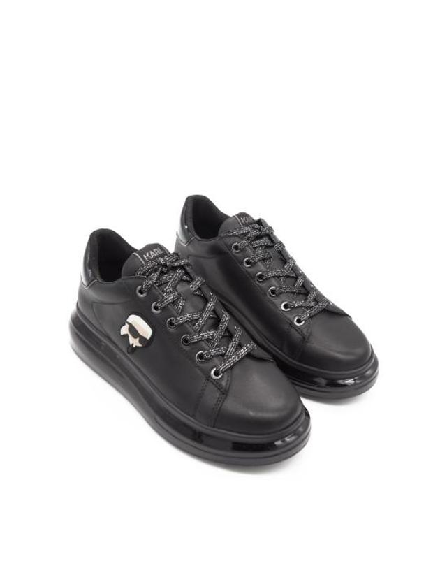 칼 라거펠트 [해외직구] 25FW 칼라거펠트 스니커즈 KL62630 00X black lthr mono NERO 착용컷