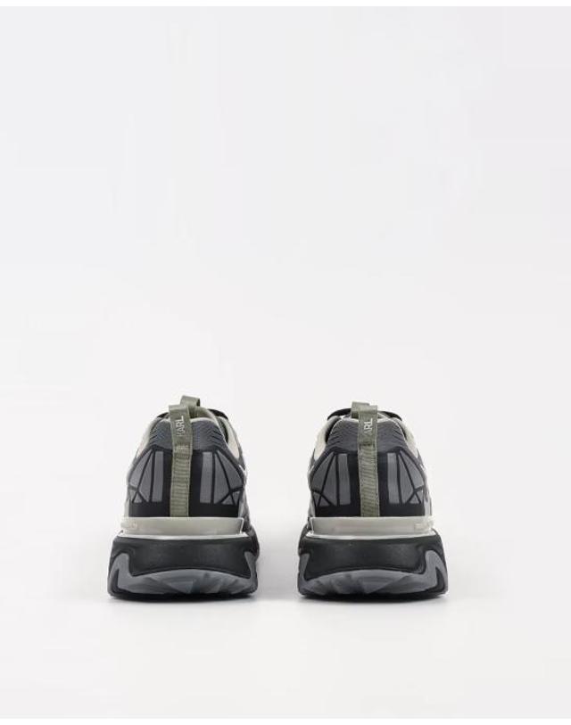칼 라거펠트 [해외직구] 25FW 칼라거펠트 스니커즈 KL52428 k07 black knit text grey NERO MULTI 착용컷