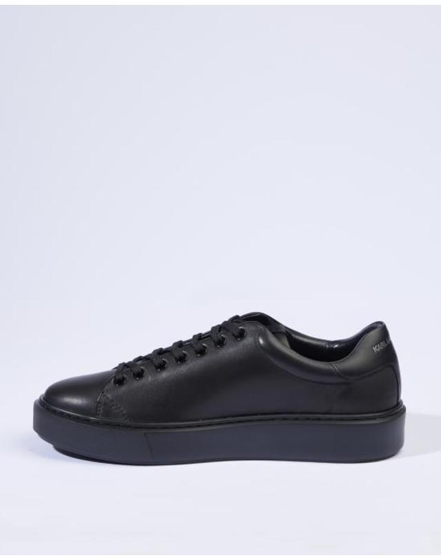 칼 라거펠트 [해외직구] 26FW 칼라거펠트 스니커즈 KL52223 00X black leather mono NERO 착용컷