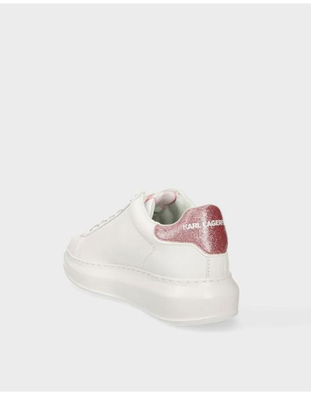 칼 라거펠트 [해외직구] 26FW 칼라거펠트 스니커즈 KL62530N 01P White w pink BIANCO MULTI 착용컷