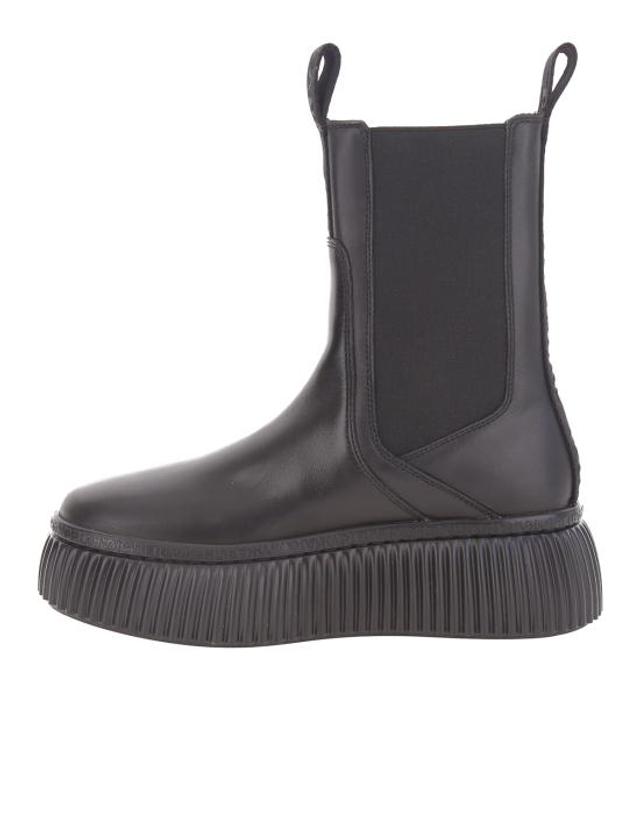 칼 라거펠트 [해외직구] 23FW 칼라거펠트 부츠 Kl42360 00X Black Lthr Mono NERO 착용컷