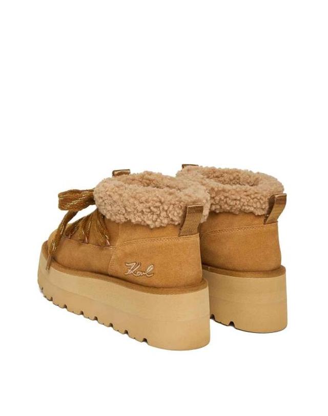 칼 라거펠트 [해외직구] 25FW 칼라거펠트 부츠 KL486325T2 Light Brown 착용컷