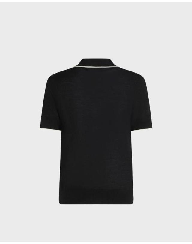 칼 라거펠트 [해외직구] 26FW 칼라거펠트 폴로 티셔츠 B3W18044 999 NERO 착용컷