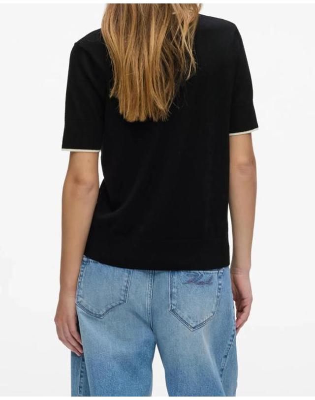 칼 라거펠트 [해외직구] 26FW 칼라거펠트 폴로 티셔츠 B3W18044 999 NERO 착용컷