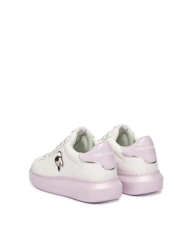 칼 라거펠트 [해외직구] 26FW 칼라거펠트 스니커즈 KL62530P 01P BIANCO MULTI 착용컷