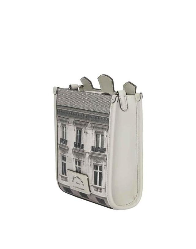 칼 라거펠트 [해외직구] 26SS 칼라거펠트 크로스백 A4W32086900 Grey 착용컷