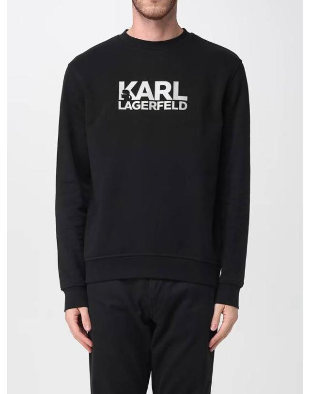 칼 라거펠트 [해외직구] 26SS 칼라거펠트 긴팔 티셔츠 705091554917910 Black 착용컷