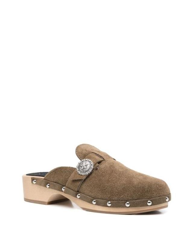 케이트케이트 [해외직구] 22FW 케이트 케이트 뮬 슬리퍼 CLKCCO003 KAKI Kaki 착용컷