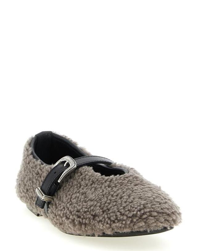 케이트케이트 [해외직구] 26SS 케이트 케이트 플랫 슈즈 BLRKC090SHGSBK Gray 착용컷