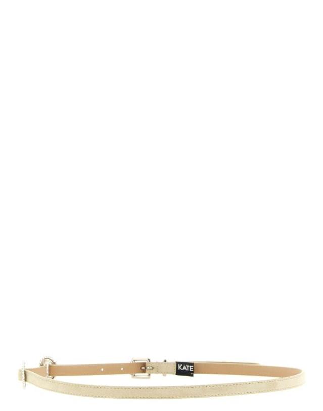 케이트케이트 [해외직구] 26SS 케이트 케이트 레귤러 벨트 BLTKC066SECS Beige 착용컷