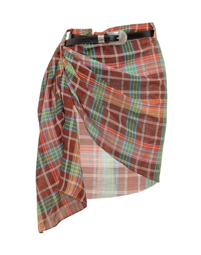 케이트케이트 [해외직구] 26SS 케이트 케이트 숏 스커트 SKTKC002CTT BRTA BROWN 착용컷