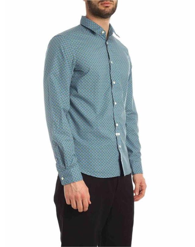 겐조 [해외직구] 20SS 겐조 데님 셔츠 5CH2001KJ69 Light Blue 착용컷