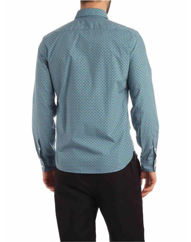 겐조 [해외직구] 20SS 겐조 데님 셔츠 5CH2001KJ69 Light Blue 착용컷