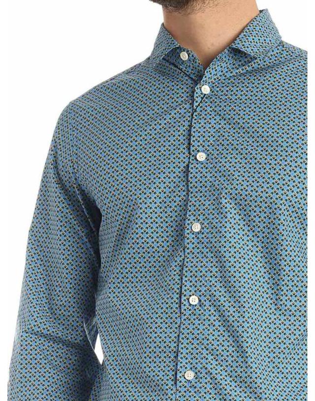 겐조 [해외직구] 20SS 겐조 데님 셔츠 5CH2001KJ69 Light Blue 착용컷