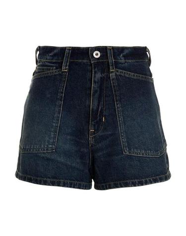 [해외직구] 23SS 겐조 데님 숏팬츠 FD52DS2246B2DD Blue