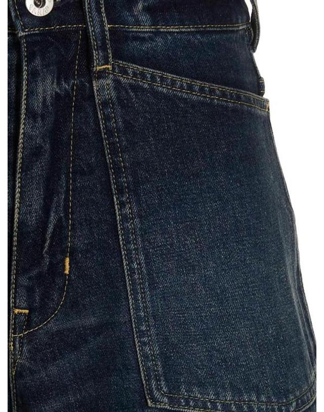 겐조 [해외직구] 23SS 겐조 데님 숏팬츠 FD52DS2246B2DD Blue 착용컷