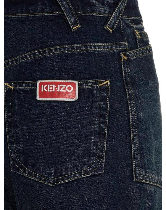 겐조 [해외직구] 23SS 겐조 데님 숏팬츠 FD52DS2246B2DD Blue 착용컷